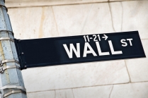 Dow Jones, S&P 500, and NASDAQ figures at the US stock market