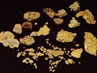 Gold rose on the eve of Christmas